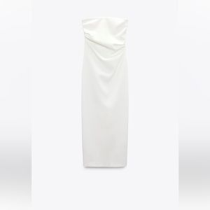 Zara draped midi dress NWT sold out in stores